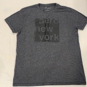 L Aeropostale Black T-shirt